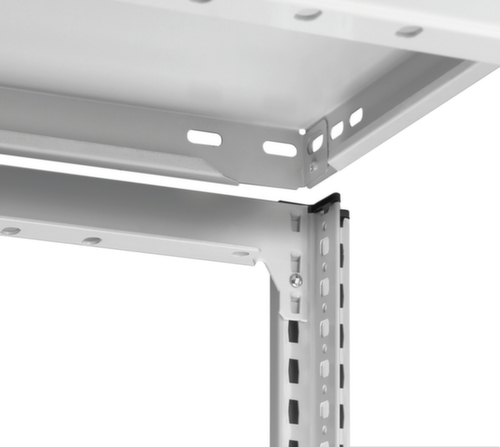 hofe Traversenregal in mittelschwerer Bauart, Höhe x Breite x Tiefe 2000 x 1060 x 635 mm, 5 Böden