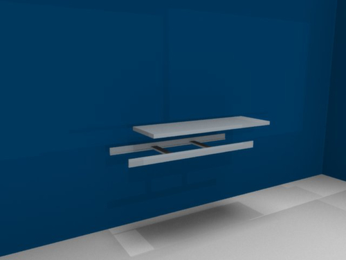 hofe Fachboden für Weitspannregal, Breite x Tiefe 1500 x 500 mm