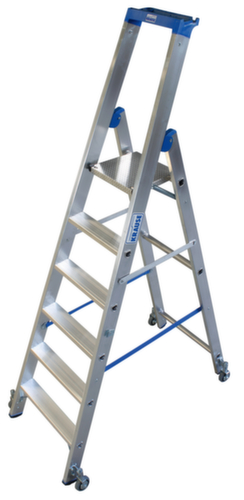 Krause Stehleiter auf Rollen