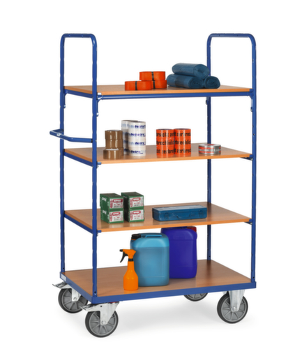 fetra Etagenwagen, Traglast 600 kg, 4 Etagen