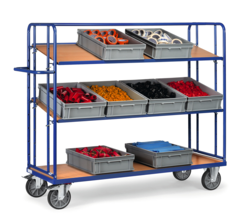 fetra Etagenwagen, Traglast 500 kg, 3 Etagen