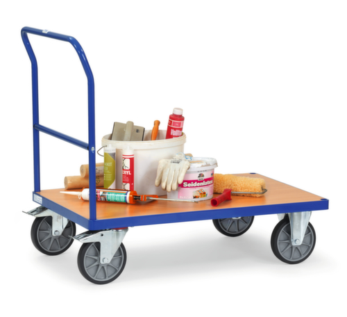 fetra Schiebebügelwagen MULTIVARIO, Traglast 600 kg, Ladefläche 1000 x 600 mm