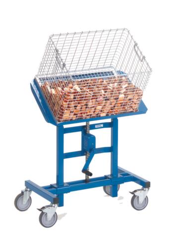 fetra Höhenverstellbarer Materialständer, Traglast 250 kg, Höhe 655 - 1025 mm