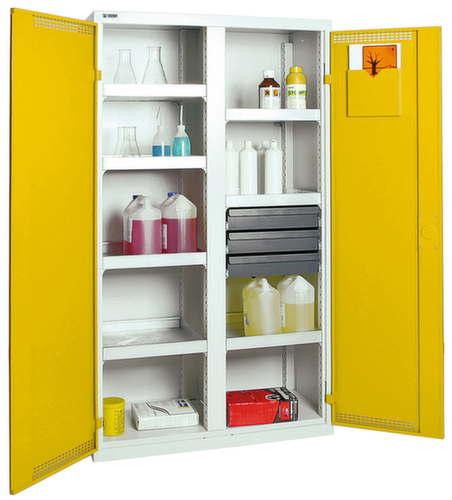 stumpf Umweltschrank aus Stahlblech, Höhe x Breite x Tiefe 1800 x 1000 x 500 mm