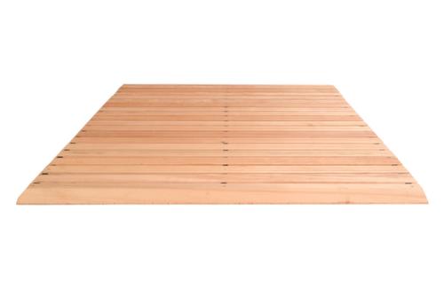Miltex Holzlaufrost Yoga Holzrost Meterware, Breite 1500 mm