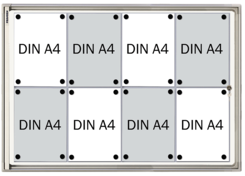 Franken Flachschaukasten X-tra!Line® für den Innenbereich