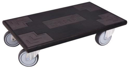 VARIOfit Möbelhund® Europa 100G mit rutschfester Ladefläche, Traglast 300 kg, TPE-Bereifung