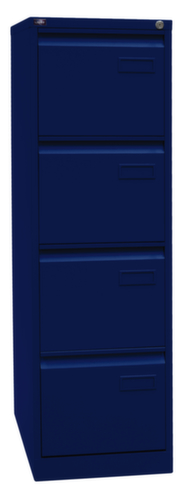 Bisley Hängeregistraturschrank Light, 4 Auszüge, oxfordblau/oxfordblau