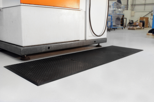 Arbeitsplatz-Bodenbelag Comfort-Lok, Endstück, Länge x Breite 800 x 700 mm