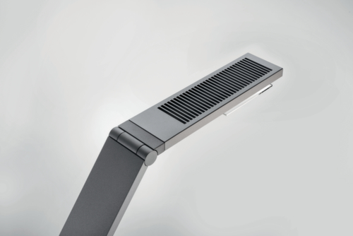 Luctra LED-Schreibtischleuchte Linear Table Base mit biologisch wirksamem Licht, Licht kalt- bis warmweiß - biologisch wirksames Licht, silber