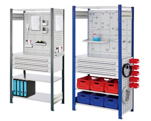 Kappes Steckregal RasterPlan® mit Rückwand und 4 Böden