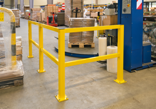 Moravia Rammschutzgeländer-System BLACK BULL S-Line, Querbalken, Länge 1500 mm