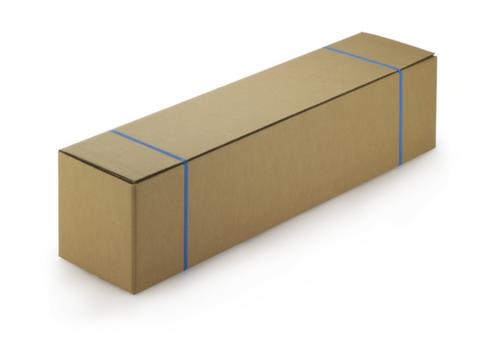 Langer Faltkarton mit Öffnung an Längsseite, 2-wellig, 1300 x 300 x 300 mm