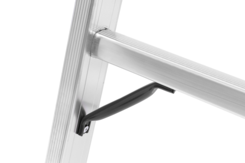 Hymer Dreiteilige Mehrzweck-Teleskopleiter SC 60, 3 x 12 rutschsicher profilierte Sprossen