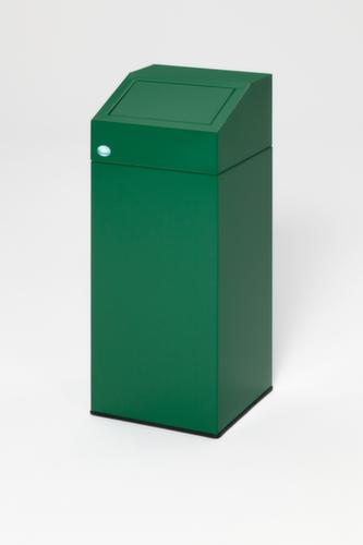 Wertstoffsammler inklusive Aufkleber, 45 l, RAL6001 Smaragdgrün, Deckel grün