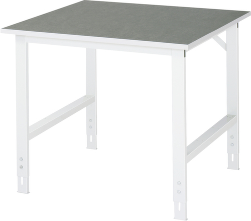 RAU Höhenverstellbare Werkbank Tom, RAL7035 Lichtgrau
