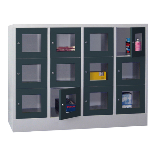 PAVOY Schließfachschrank Basis, 12 Fächer