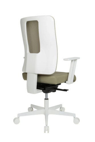 Topstar Bürodrehstuhl Sitness Life 50 mit offenem Rückenträger, Netzrückenlehne mit offenem Rückenträger, schlamm