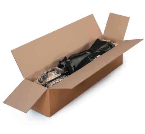 Langer Wellpapp-Versandkarton mit großer Öffnung, 2-wellig, 1300 x 150 x 150 mm