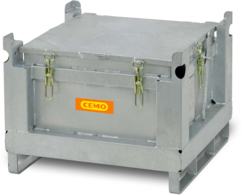 Cemo Lithium-Ionen Lagerbehälter mit Gummidichtung, Inhalt 120 l