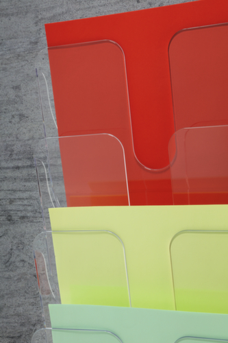 Durable Wandprospekthalter FLEXIPLUS für DIN A4, 6 Ablagen