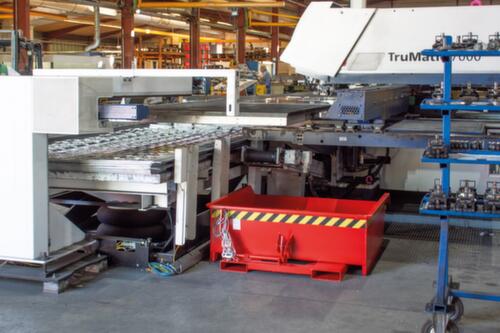 Bauer Kippbehälter mit niedriger Bauform