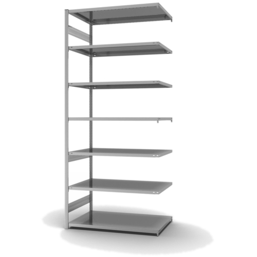 hofe Traversenregal in Standard Bauart, Höhe x Breite x Tiefe 3000 x 1310 x 835 mm, 7 Böden