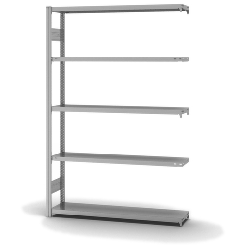 hofe Traversenregal in mittelschwerer Bauart, Höhe x Breite x Tiefe 2000 x 1310 x 335 mm, 5 Böden