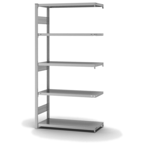 hofe Traversenregal in schwerer Bauart, Höhe x Breite x Tiefe 2000 x 1010 x 435 mm, 5 Böden