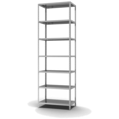 hofe Schraubregal, 7 Böden, mit korrosionsschützender Zinkbeschichtung