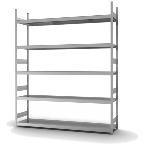 hofe Weitspannregal mit Stahlböden