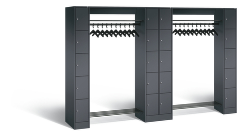 C+P Schließfach-Garderobe Classic mit 20 Fächern, Breite 2840 mm