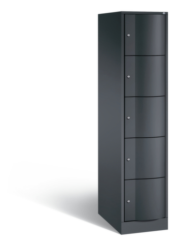 C+P Schließfachschrank Resisto, 5 Fächer