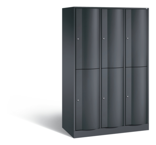 C+P Schließfachschrank Resisto, 6 Fächer