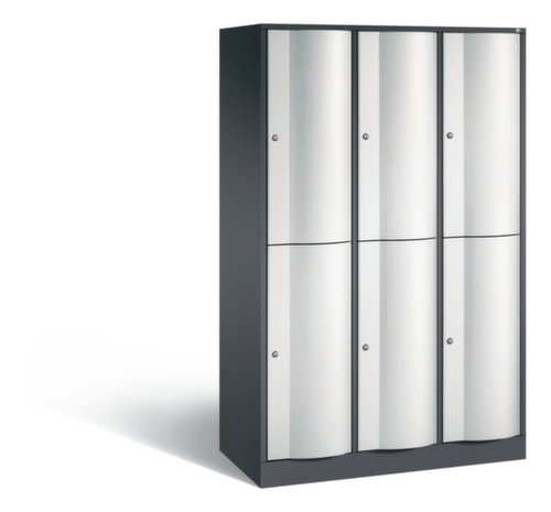 C+P Schließfachschrank Resisto, 6 Fächer