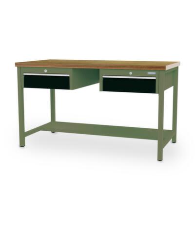 Bedrunka + Hirth Werkbank, 2 Schubladen, 1/2 Ablageboden