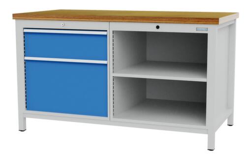 Bedrunka + Hirth Werkbank, 1 Schublade, 1 Schrank, 2 Ablageböden