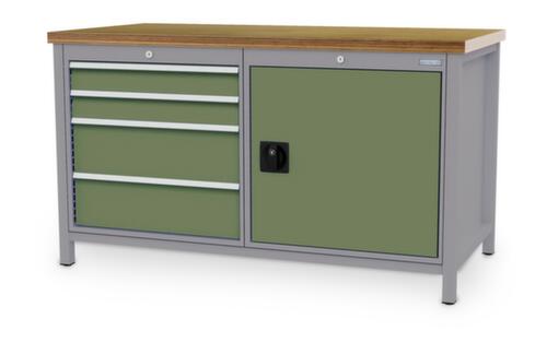 Bedrunka + Hirth Werkbank, 4 Schubladen, 1 Schrank