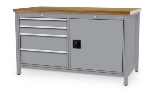 Bedrunka + Hirth Werkbank, 4 Schubladen, 1 Schrank