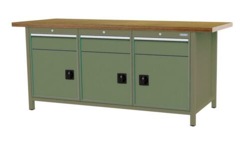 Bedrunka + Hirth Werkbank, 3 Schubladen, 3 Schränke