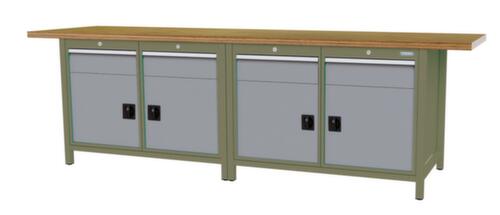 Bedrunka + Hirth Werkbank, 4 Schubladen, 4 Schränke