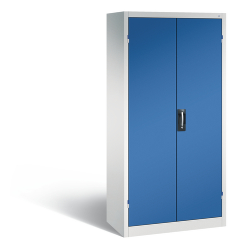 C+P Akkuladeschrank ERGO, RAL7035 Lichtgrau/RAL5010 Enzianblau