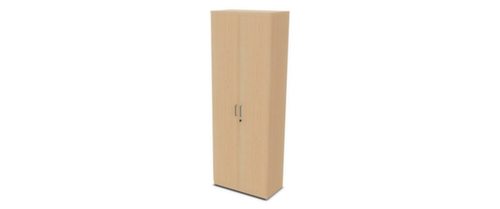 Nowy Styl Büro-Flügeltürenschrank E10 mit Garderobe, 6 Ordnerhöhen