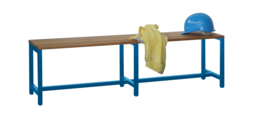 PAVOY Umkleidebank Basis mit Holzleisten