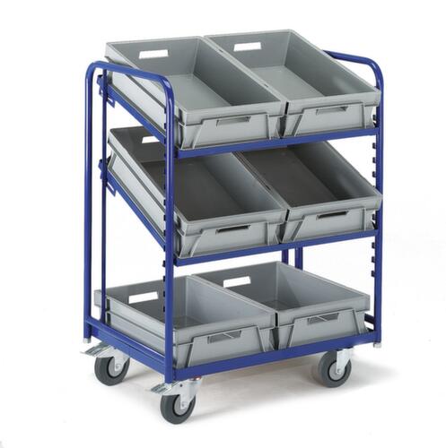 Rollcart Etagenwagen für Euronormbehälter