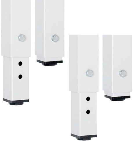 RAU Höhenverstellbare Werkbank Serie 8000, 5 Schubladen, 2 Schränke, RAL7035 Lichtgrau/RAL5010 Enzianblau