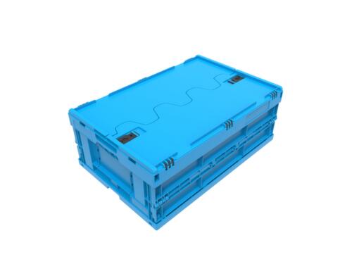 Walther Faltsysteme Faltbox, blau, Inhalt 44 l, Klappdeckel