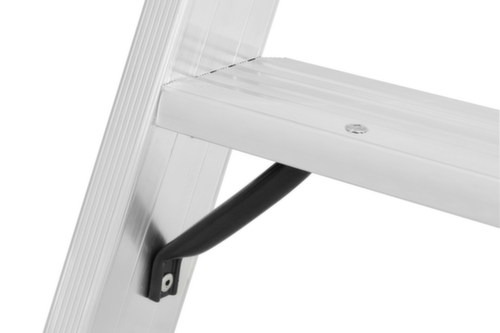 Hymer Stehleiter 8024 beidseitig begehbar, 2 x 3 profilierte Stufen