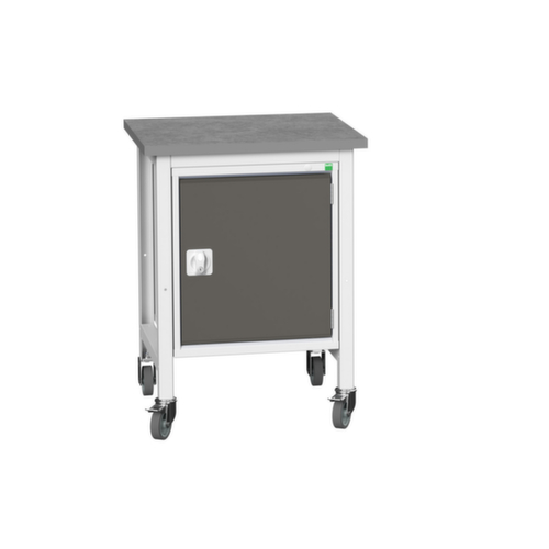 bott Mobile Werkbank verso, 1 Schrank, RAL7035 Lichtgrau/RAL7016 Anthrazitgrau