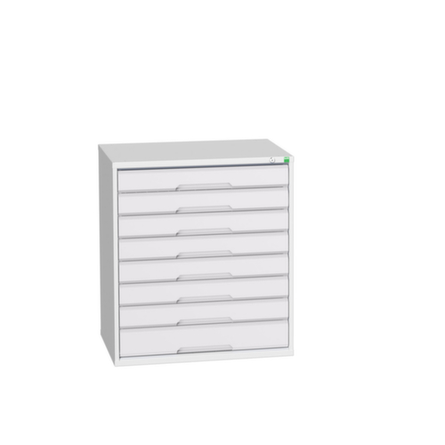 bott Schubladenschrank verso, 8 Schublade(n), RAL7035 Lichtgrau/RAL7035 Lichtgrau